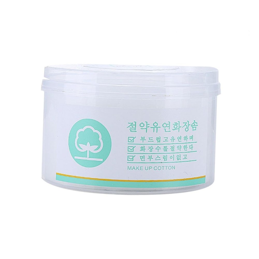 FRCOLOR 600pcs Makeup Cotton Pads Set Soft Disposable Facial Cotton for Clean Face Makeup Remover and Daily Use Travel
