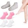 Moisturizing Foot Socks Soft Silicone Socks Gels Socks Beach Protective Socks for Women Foot Care After Pedicure view 2