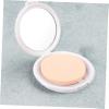 VICASKY 2pcs Portable Round Cosmetic Cream Case with Powder Puff Ultra-thin Empty Cushion Foundation Holder for Makeup Application and Travel view 4