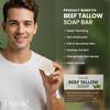 Beef Tallow Soap Bar for Skin: Organic Beef Tallow Soap for Face & Body with 100% Grass-Fed & Finished - Gentle Moisturizing Body Wash for Dry, Sensitive, and Normal Skin - Unscented (4 oz / 2-Pack) view 2