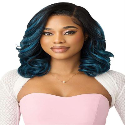 Outre Lace Front Wig - Perfect Hair Line - Swoop Series Y-Part 201 (DR2/CREAMY TOFFEE)