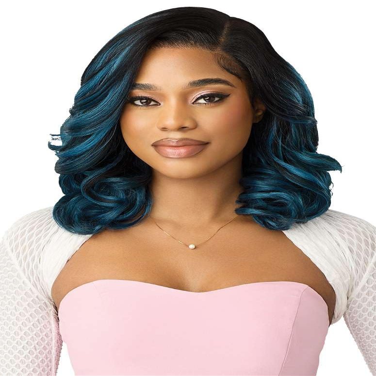 Outre Lace Front Wig - Perfect Hair Line - Swoop Series Y-Part 201 (DR2/CREAMY TOFFEE)