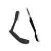 BAZEITFLOW 2pcs Foldable Stainless Steel Eyebrow Combs Plastic Handle for Grooming Travel-Friendly Eyebrow Brush and Comb Set view 1