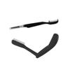 BAZEITFLOW 2pcs Foldable Stainless Steel Eyebrow Combs Plastic Handle for Grooming Travel-Friendly Eyebrow Brush and Comb Set view 3