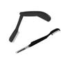 BAZEITFLOW 2pcs Foldable Stainless Steel Eyebrow Combs Plastic Handle for Grooming Travel-Friendly Eyebrow Brush and Comb Set view 4