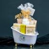 The Grecian Soap Company Deluxe Gift Basket for Women - 6pcs Goat Milk & Olive Oil Skin Care Set, Birthday Gifts, Spa Gift, Bridal Shower Gifts, Gifts for Mom, Almond Scent, Handmade in the USA view 2