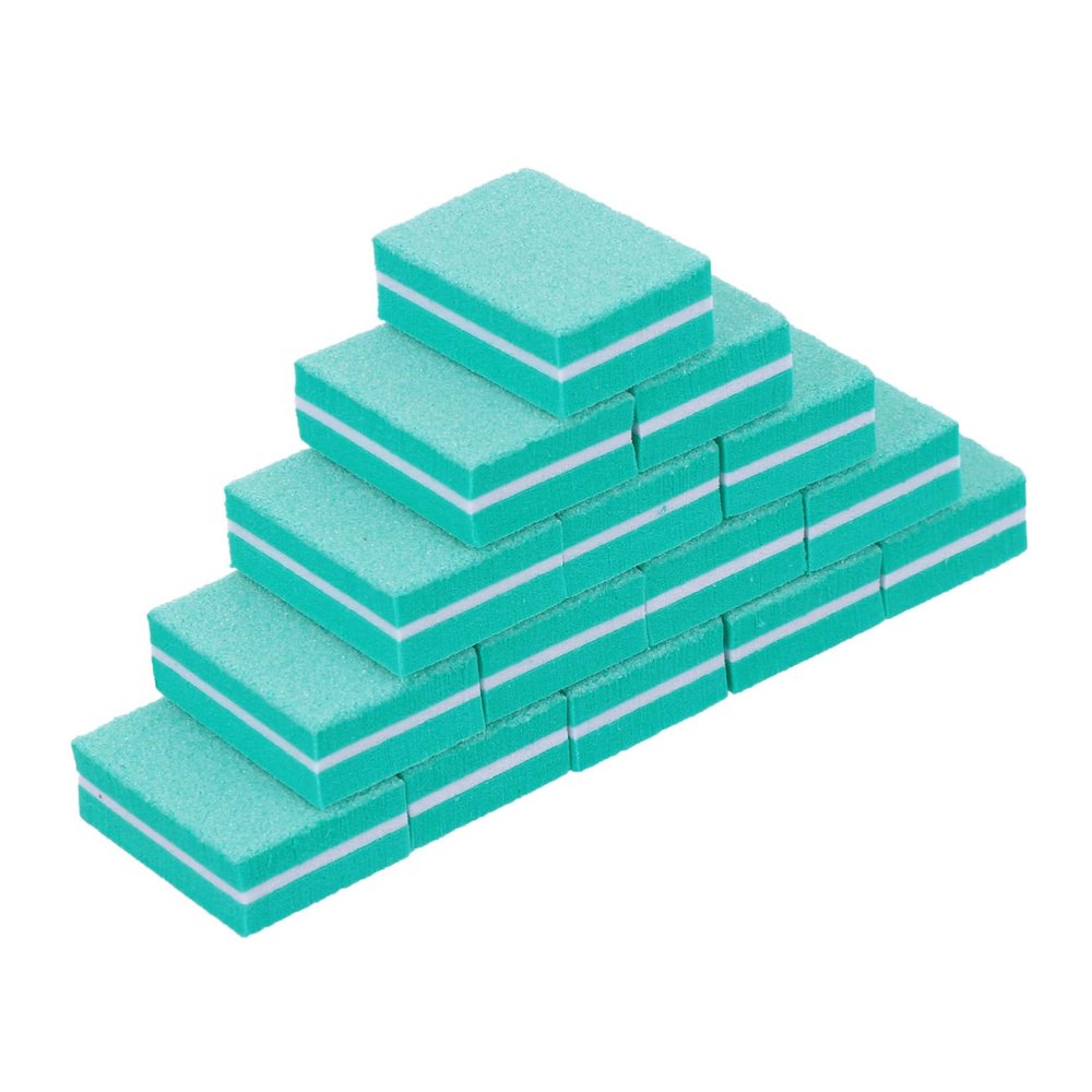 LIFKOME Nail Art Tool Set 50pcs Sponge Nail Files Manicure Buffer Blocks for Surface Sanding Reusable and Washable for Nails