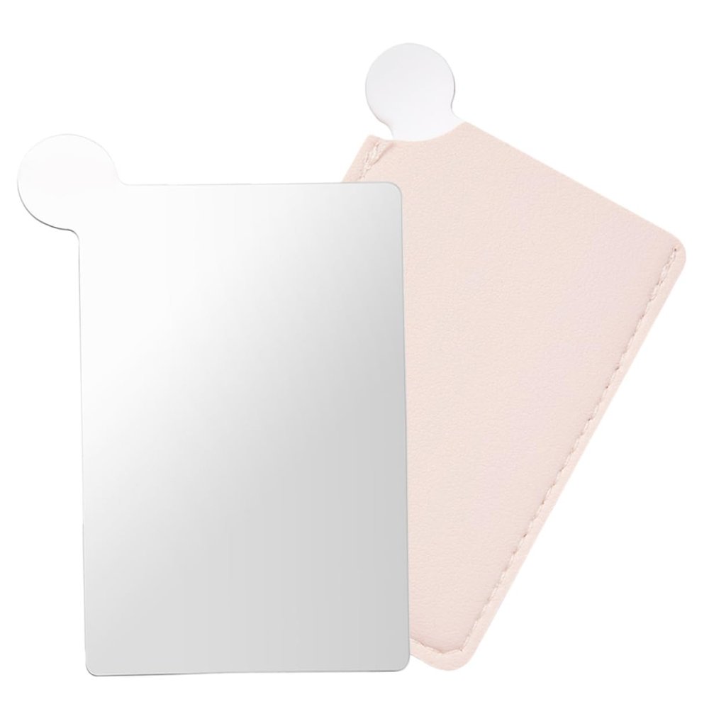 HAPINARY Stainless Steel Makeup Mirror Palette Highlighters Foundation Compact Blending Plate for Foundation Pigment Mixing