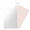 HAPINARY Stainless Steel Makeup Mirror Palette Highlighters Foundation Compact Blending Plate for Foundation Pigment Mixing view 1