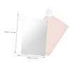HAPINARY Stainless Steel Makeup Mirror Palette Highlighters Foundation Compact Blending Plate for Foundation Pigment Mixing view 2