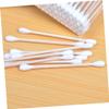 FOMIYES 5pack Precision Tip Cotton Swabs Pack Soft Cotton Wood for Makeup Sanitary Care view 3