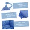 IWOWHERO 2pcs Deep Cleaning Bath Gloves Body Scrub Exfoliator Mitts Back Scrubber Belt for Shower Travel Friendly view 4