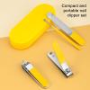 4 Pieces Nails Cutter with Nails File for Thick Nails Stainless Steel Fingernail Cutter Trimmer Toenail Cutter view 4