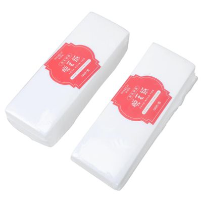 FRCOLOR 200pcs Professional Hair Removal Wax Strips Nonwoven Paper Strips Safe Depilatory for Hands and Feet