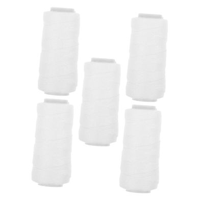 minkissy 5rolls Womens Hair Remover for Face Facial Puller Waxed Cord Thread for Threading Eyebrow Thread Hair Removal Machine