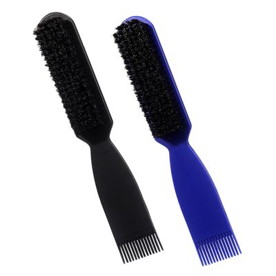 FOMIYES 2pcs Vintage Beard Grooming Kit Brush and Comb for Hair Styling and Care for Home and Salon Use Dual-use Design for Easy Detangling and Cleaning