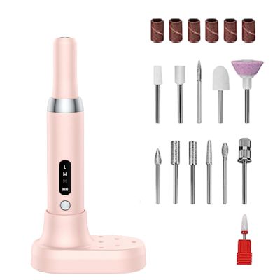 15000RPM Drill Electric File Machine with Drill Bits Drill Machine Set for Acrylic Gels Nails Manicures