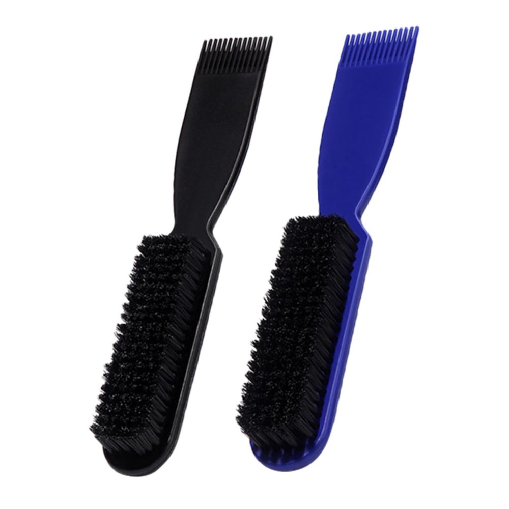 Healeved Men's Beard Styling Kit Retro Design Brush Comb Nylon Bristles Essential for Beard Grooming Dust Removal