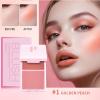 2 In 1 Cream And Powder Blusher Palettes Compact Face Makeup For Natural Long Lasting Color Smooth Application view 4