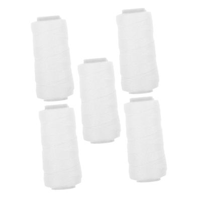 PLAFOPE 5rolls Facial Epilator Thread Replacement of Waxed Cotton Cord for Hair Removal Eyebrow Threading