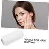 PLAFOPE 5rolls Facial Epilator Thread Replacement of Waxed Cotton Cord for Hair Removal Eyebrow Threading view 3