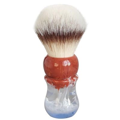 Dscosmetic Luxury Shaving Brushes For Men 26mm A2S synthetic hair with resin handle by NO Shedding Bristle Shave Brushes -Rich and Fast Lather Shaving Cream Brush Gifts