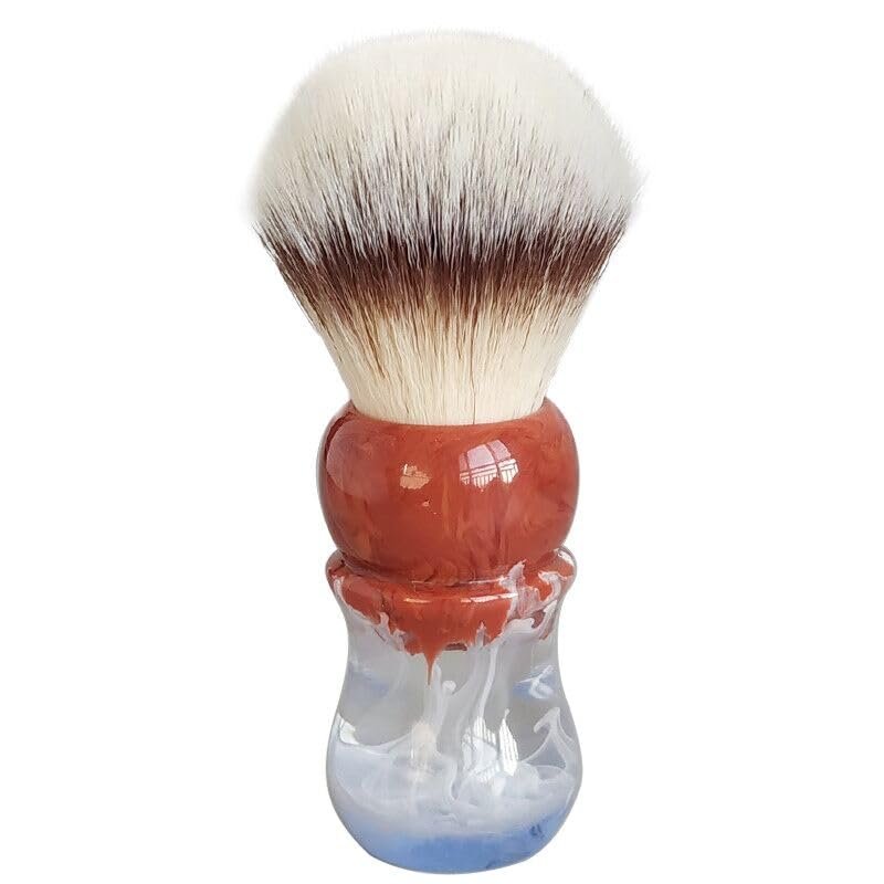 Dscosmetic Luxury Shaving Brushes For Men 26mm A2S synthetic hair with resin handle by NO Shedding Bristle Shave Brushes -Rich and Fast Lather Shaving Cream Brush Gifts