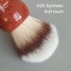 Dscosmetic Luxury Shaving Brushes For Men 26mm A2S synthetic hair with resin handle by NO Shedding Bristle Shave Brushes -Rich and Fast Lather Shaving Cream Brush Gifts view 3
