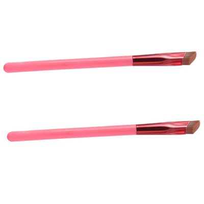 VICASKY 2pcs Angled Eyebrow Brushes for Precise Makeup Application Portable Brow Grooming Tools for Daily Use and Eyebrow Shaping