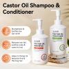 LABJD Castor Oil Shampoo and Conditioner Set for Hair Growth Strengthen and Cleanse Shampoo for Thin Hair Restore Damaged Hair Sulfate Free for Men & Women,16.9 FL Oz view 3