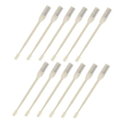 Baluue 12pcs Manual Nose Hair Remover Trimming Tool for Men and Women Dual-Head Design for Easy Nose Hair Removal and Grooming Compact for Travel Use