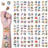 144pcs Summer Temporary Tattoos Bulk, Fake Tattoos for Boys Girls Teens Adults, Pool Beach Hawaiian Luau Party Favors Decorations view 1