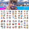 144pcs Summer Temporary Tattoos Bulk, Fake Tattoos for Boys Girls Teens Adults, Pool Beach Hawaiian Luau Party Favors Decorations view 2