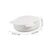 Beatifufu Cute Bear Ear Makeup Organizer Compact Mirror Portable Travel Case for Hair Accessories Cotton Pads Makeup and Jewelry for Students and Young Adults view 2