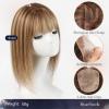 starluck Hair Toppers for Women with Bangs, 5"*5.5"Large Coverage Brown Balayage 100% Real Human Hair,Cover Gray HairRoots,Best Hairtoppers for ThinHair view 3