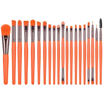 20pcs Makeup Brush Set For Women And Girls Powder Chheek Liner Face Blending Liner Cosmetic Brushes