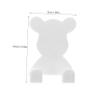 Angoily 2pcs Bathroom Storage Holder Safety Display Stand Cartoon Design Shaver Hanger for Shower Space-Saving Brush Organizer Lightweight Practical Storage view 2