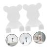 Angoily 2pcs Bathroom Storage Holder Safety Display Stand Cartoon Design Shaver Hanger for Shower Space-Saving Brush Organizer Lightweight Practical Storage view 3