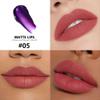 evpct Brownsih Red Peel Off Lip Stain Tints, Liquid Lipstick Lip Stain Long Lasting Waterproof for Women, Non-stick Cup Lipstick Peel Off Highly Pigmented Not Faded Smudge-proof Easy to Apply, 05# view 3