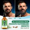 MistySprite Men's Beard Growth Oil - 5% Biotin, Citrus Serenity Scent, 2 oz (Pack of 10) - Softens, Conditions, No Itch & Dandruff, Ideal Gift view 2