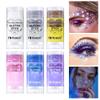 Body Glitter Stick,Mardi Gras Accessories,Sparkling Face Hair Glitter,Mermaid Sequins Chunky Glitter Face Paint,Singer Concert Outfit Festival Rave Accessories for Women and Kids (#1+3) view 2
