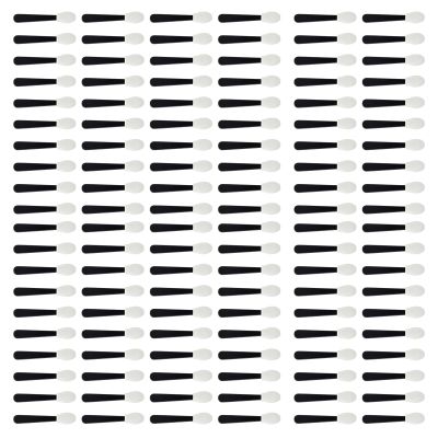 120PCS Eyeshadow Applicators,Eye Shadow Applicator Sticks,Mini Disposable Eyeshadowapplicator,Portable Eyeshadow Sponge,Suitable for Women Girls,1.89in (Black)