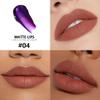 FAFAMOON Neutral Brown Peel Off Lip Stain Tints, Liquid Lipstick Lip Stain Long Lasting Waterproof for Women, Non-stick Cup Lipstick Peel Off Highly Pigmented Not Faded Smudge-proof Easy to Apply, 04# view 3
