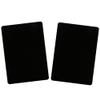 Bowitzki face painting practice board,2 pieces reusable colorful face paint practice board,painting makeup exercise template A4 size (Black) view 1