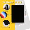 Bowitzki face painting practice board,2 pieces reusable colorful face paint practice board,painting makeup exercise template A4 size (Black) view 3