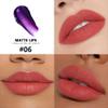 evpct Orange Red Peel Off Lip Stain Tints, Liquid Lipstick Lip Stain Long Lasting Waterproof for Women, Non-stick Cup Lipstick Peel Off Highly Pigmented Not Faded Smudge-proof Easy to Apply, 06# view 3