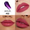evpct Mauve Red Peel Off Lip Stain Tints, Matte Liquid Lipstick Lip Stain Long Lasting Waterproof for Women, Non-stick Cup Lipstick Peel Off Highly Pigmented Not Faded Smudge-proof Easy to Apply, 02# view 3