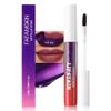 FAFAMOON Peel Off Lip Stain Tints, Deep Mauve Red Matte Liquid Lipstick Lip Stain Peel Off Long Lasting Waterproof for Women, Non-stick Cup Highly Pigmented Not Faded Smudge-proof, 01# Light Pink view 1