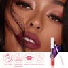 FAFAMOON Peel Off Lip Stain Tints, Deep Mauve Red Matte Liquid Lipstick Lip Stain Peel Off Long Lasting Waterproof for Women, Non-stick Cup Highly Pigmented Not Faded Smudge-proof, 01# Light Pink view 4