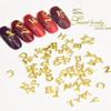26Pcs 3D Metal Gold A-Z English Letters For Rhinestone Art Decoration Jewelry For Womens view 2
